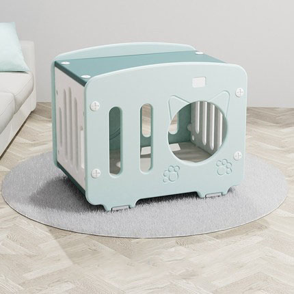 Green: Cat House - mat