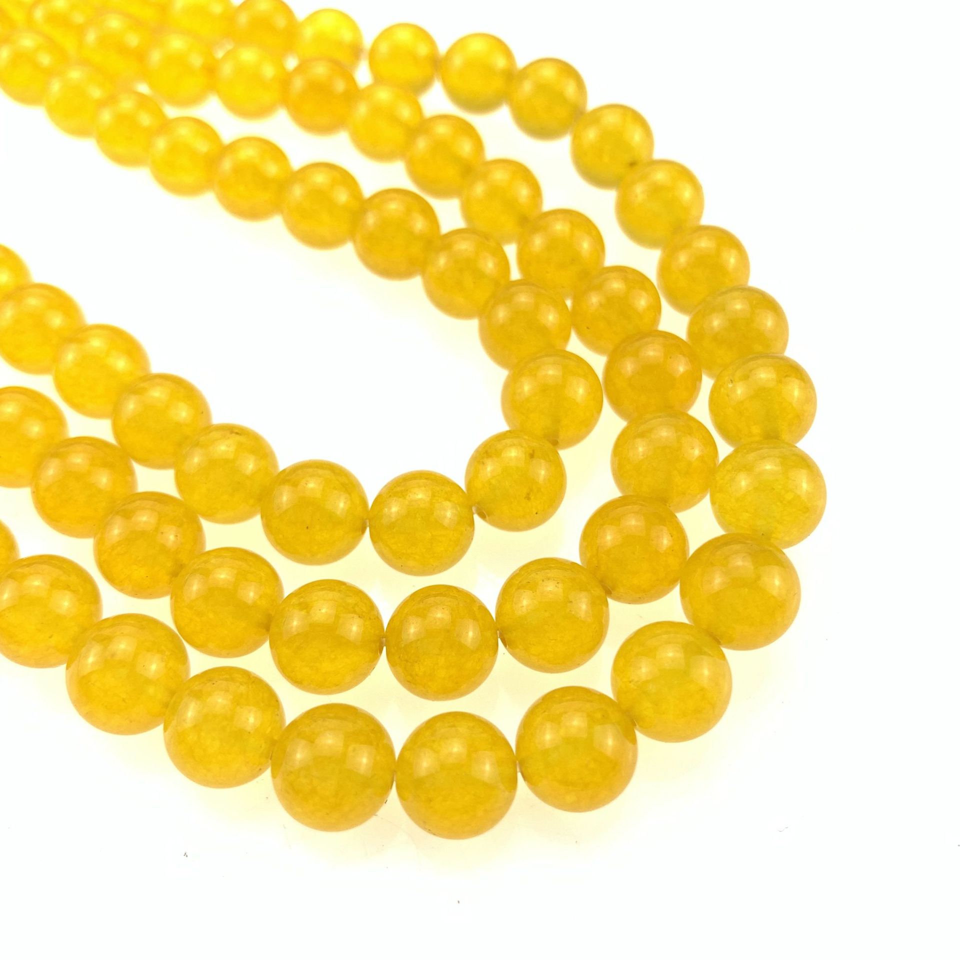 yellow 4mm / about 89 pieces of a string