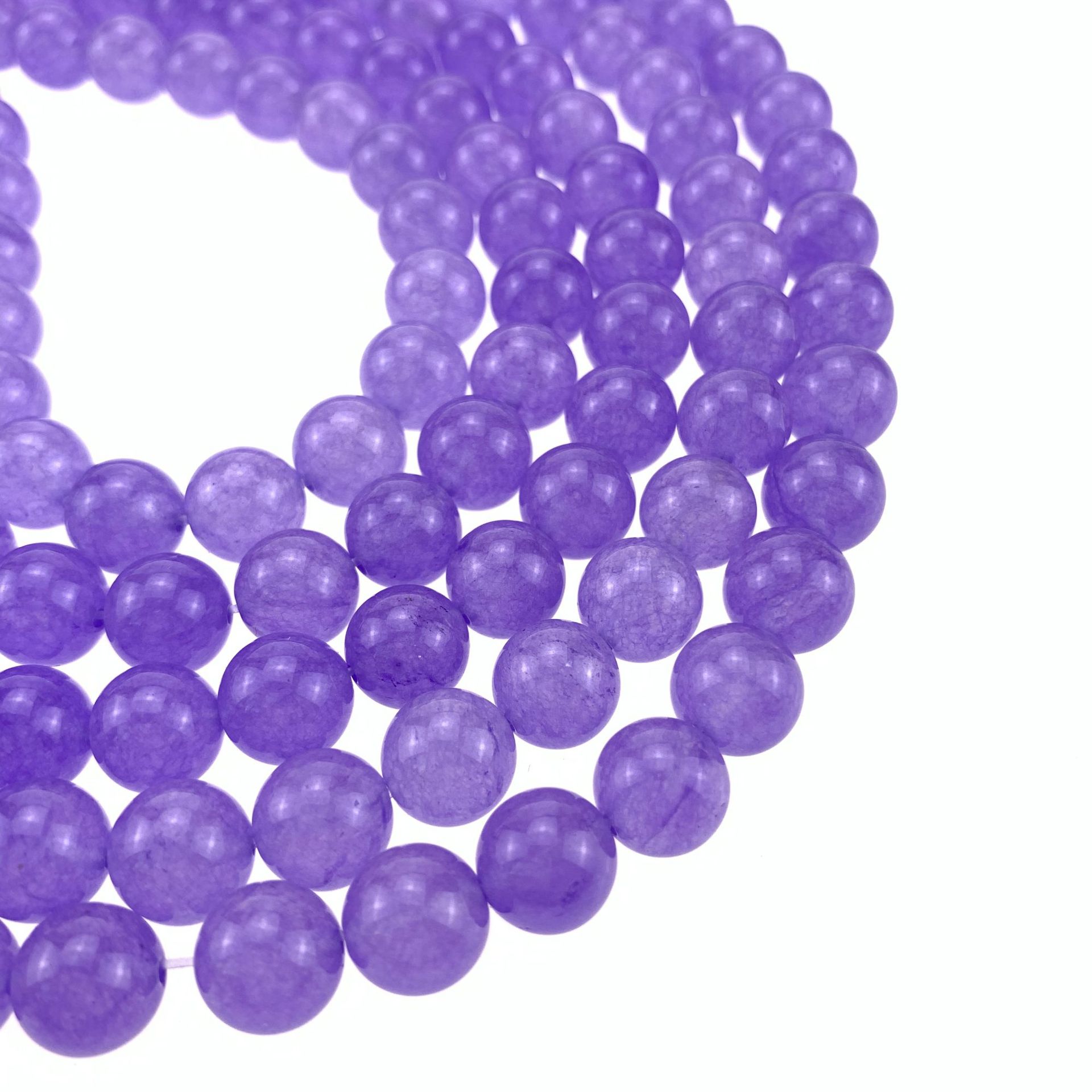 light purple 4mm / about 89 pieces of a string