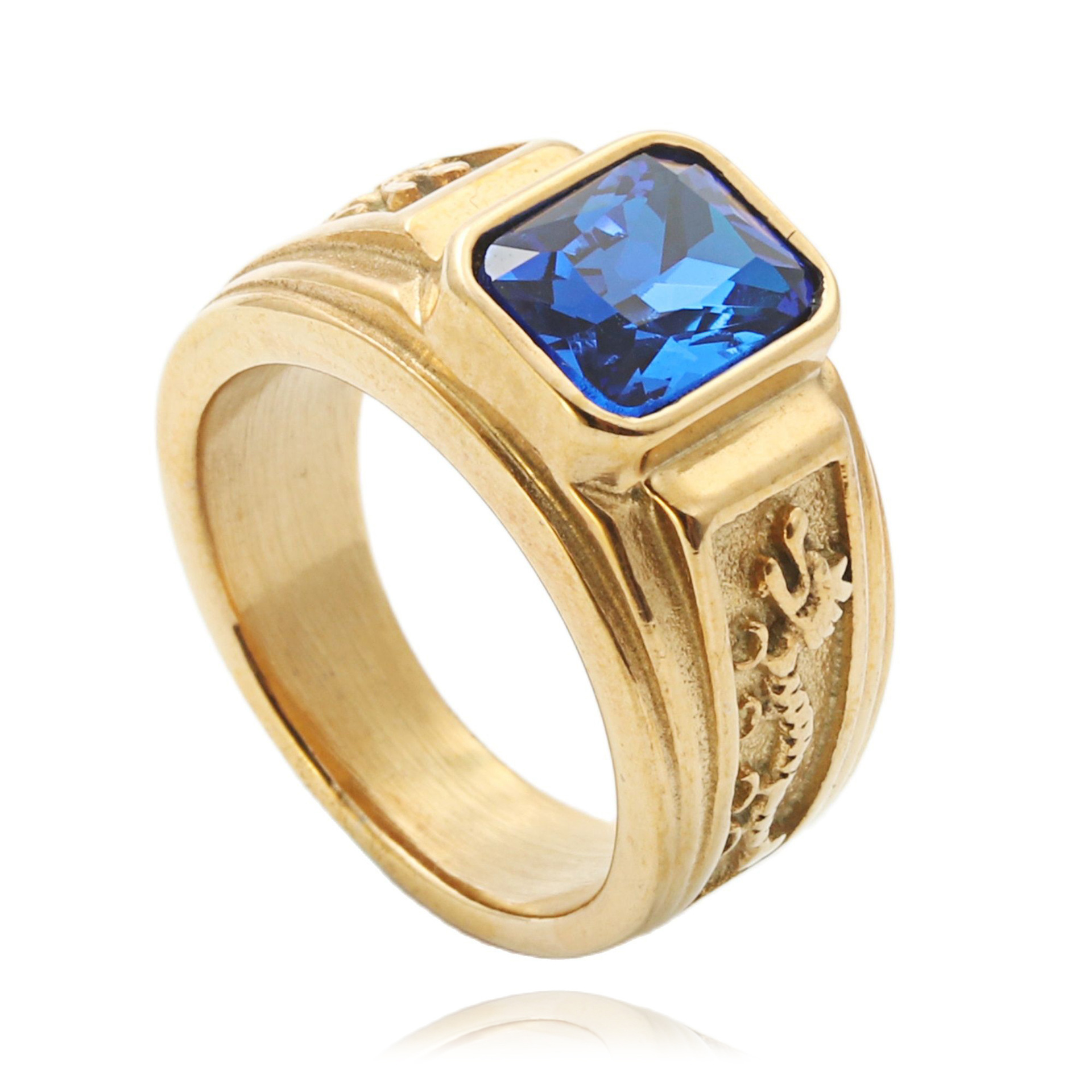 Golden blue stone 6