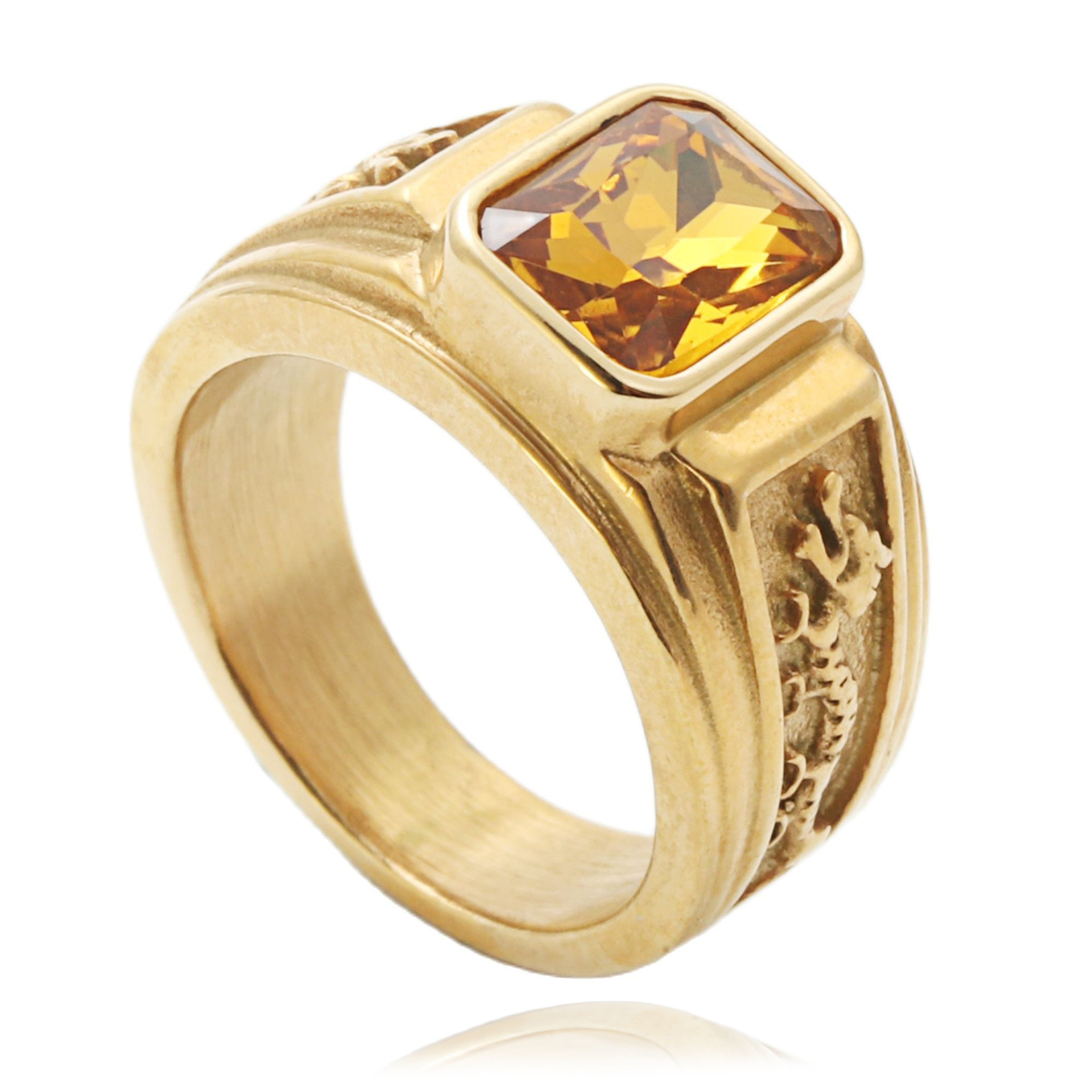 Golden yellow stone 6