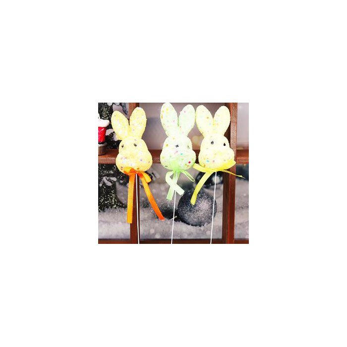 3PC foam rabbit cuttings Easter decoration