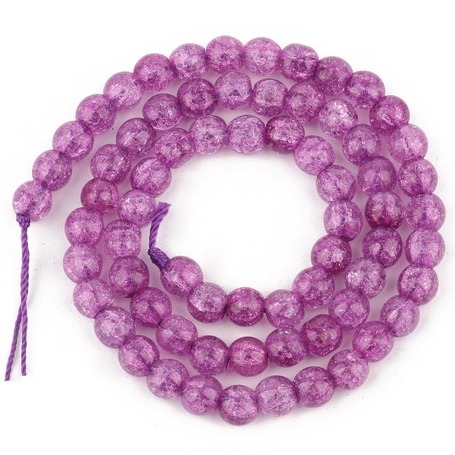 purple 6mm (about 64pieces)