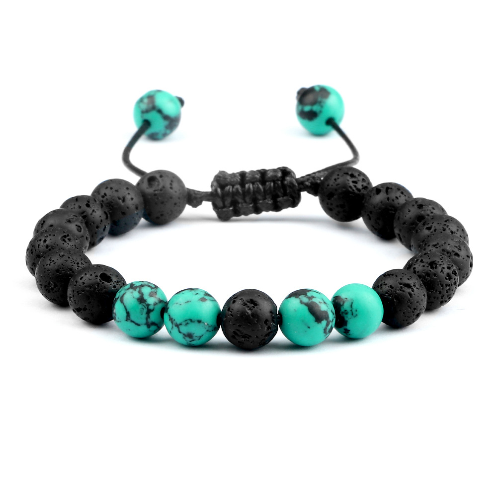 14:Volcano - blue black turquoise