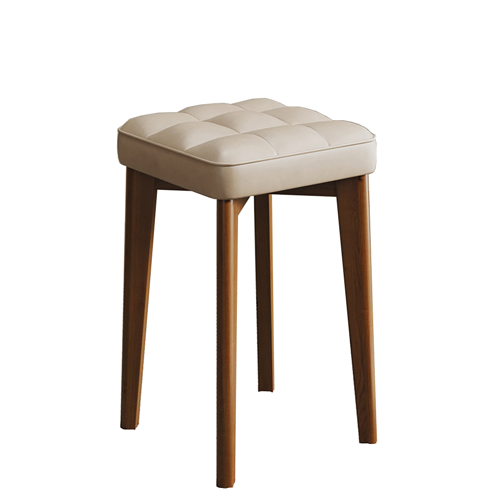 Beige - Walnut leg (PU seat)