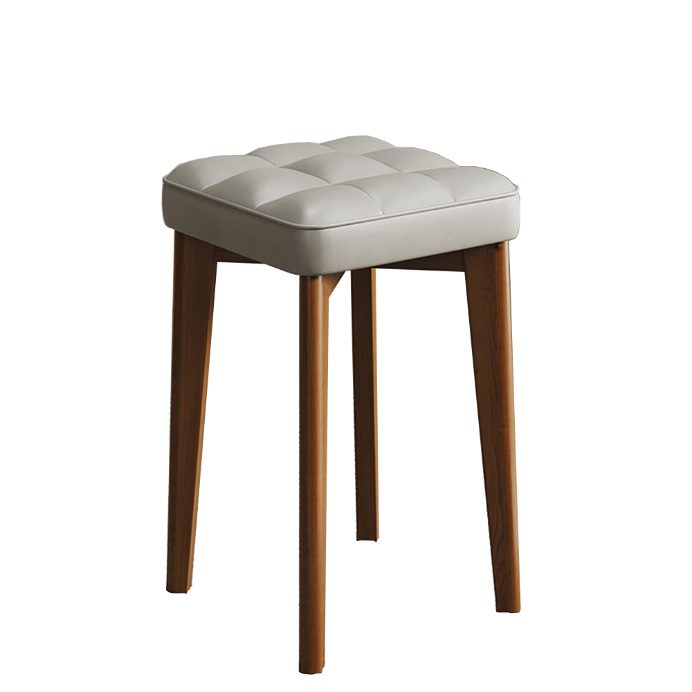 Light grey - Walnut leg (PU seat surface)