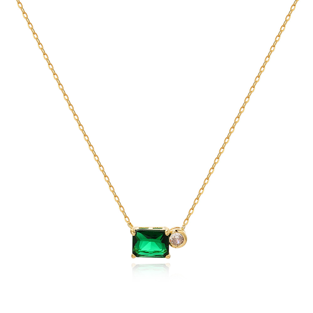 Green zirconium-gold