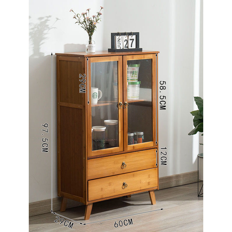 60cm double pull double door cabinet