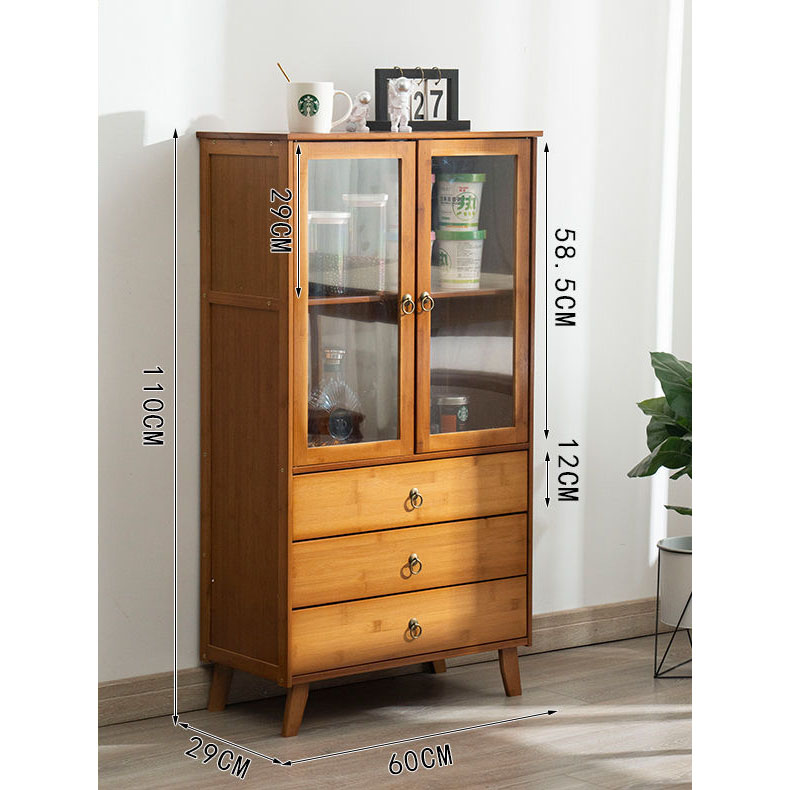 60cm three-pull double door cabinet