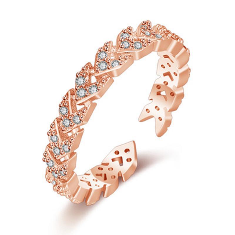 1:rose gold color plated