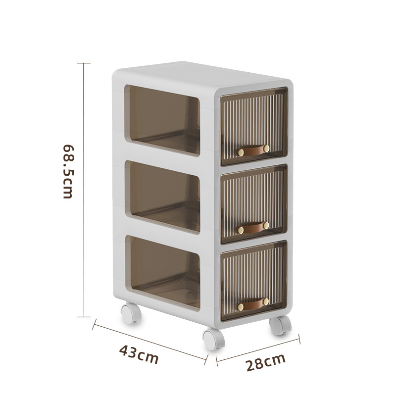 111-3 drawer cabinet three layers