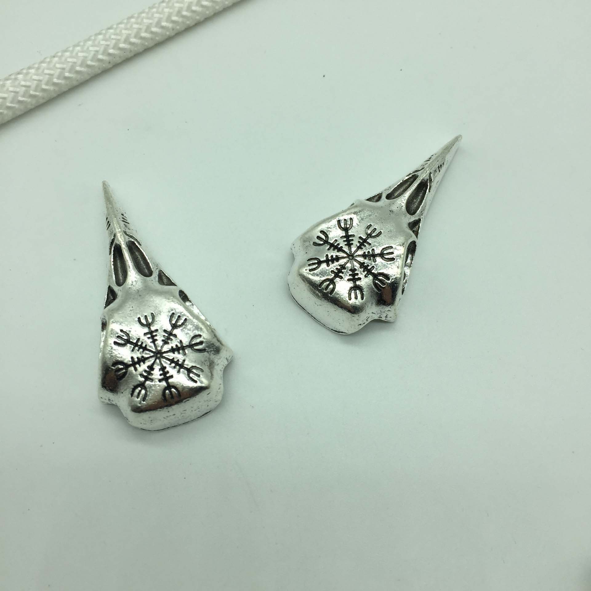 2 antique silver color