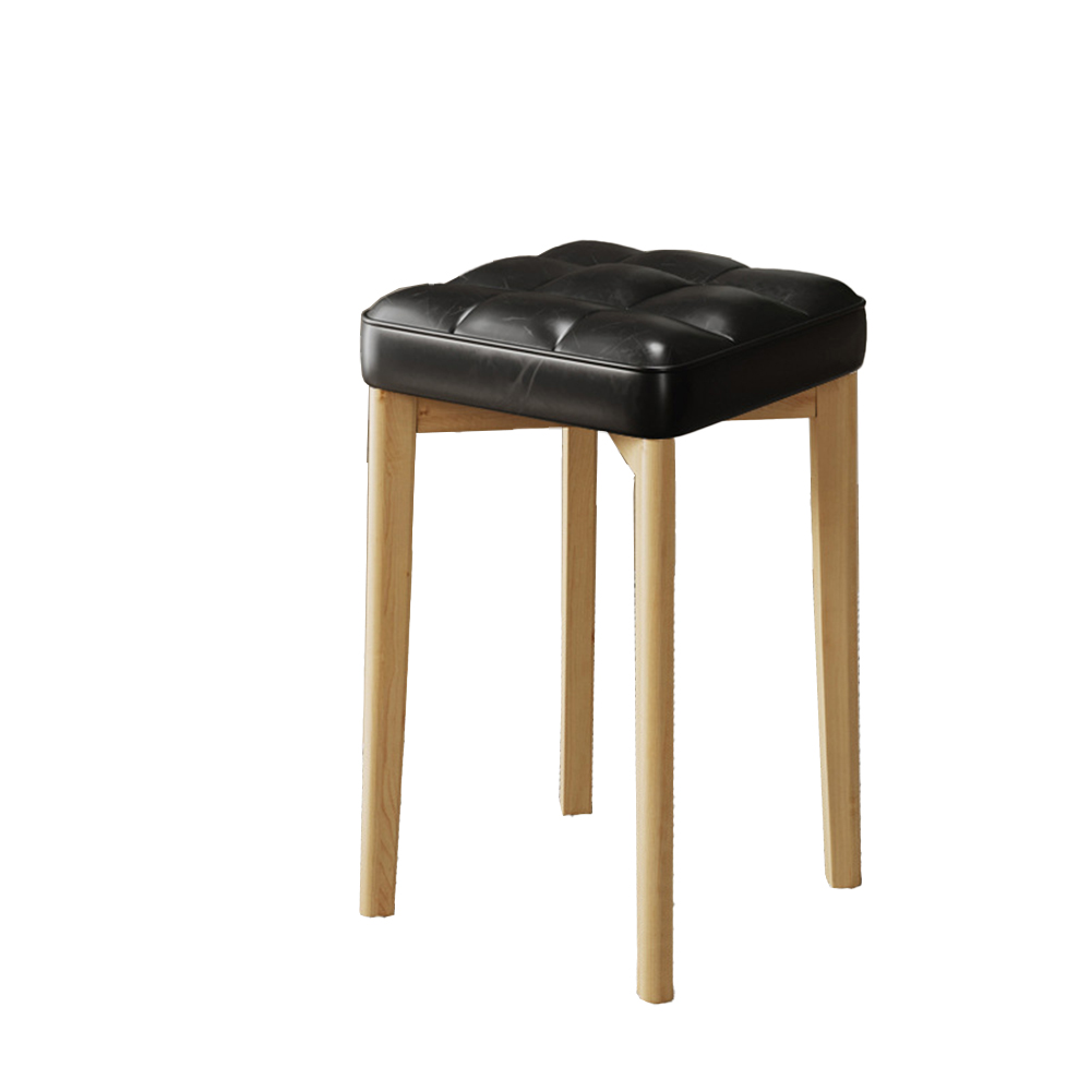 Black - Log leg (oil wax leather base)