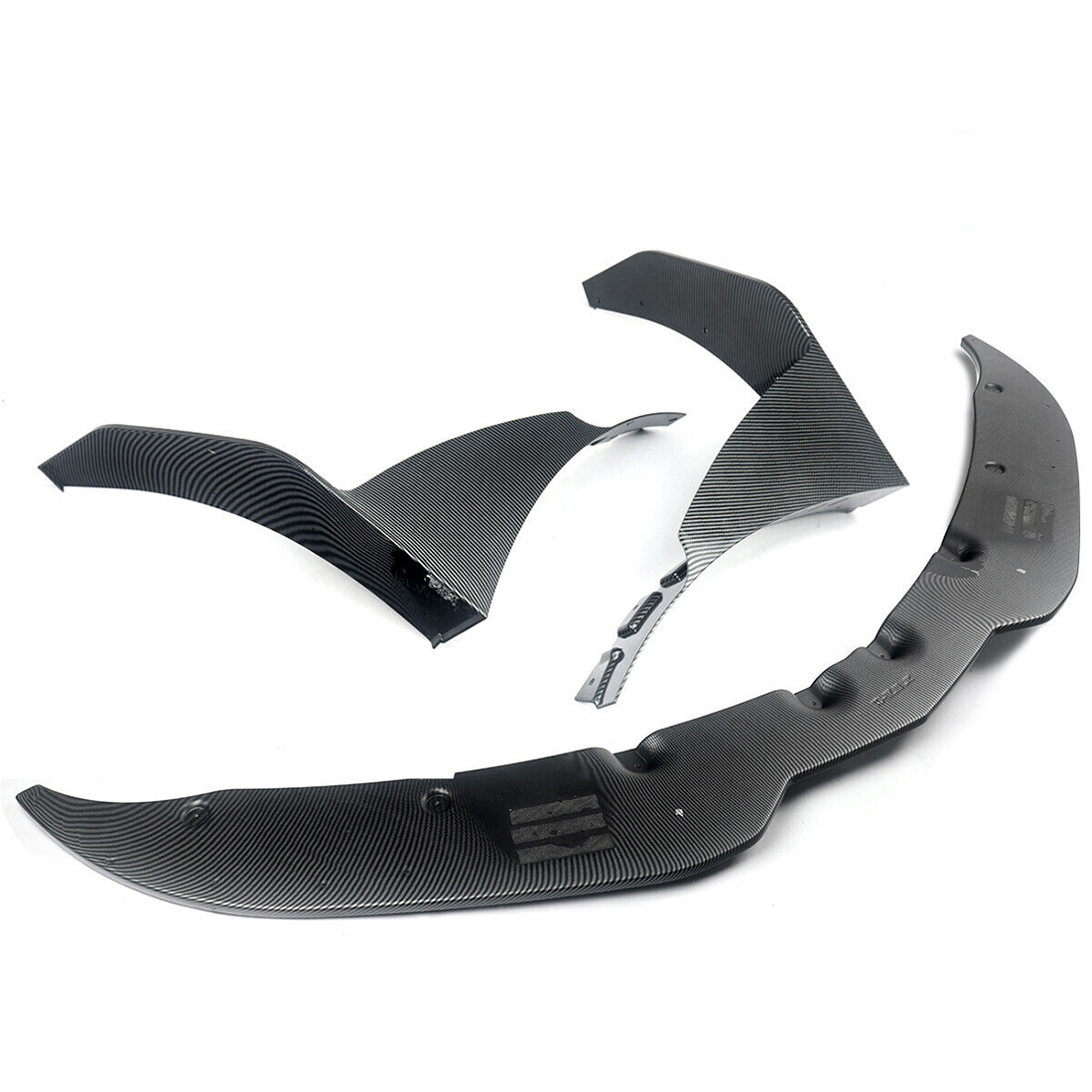 Matte black (car front lip - corner cover) set