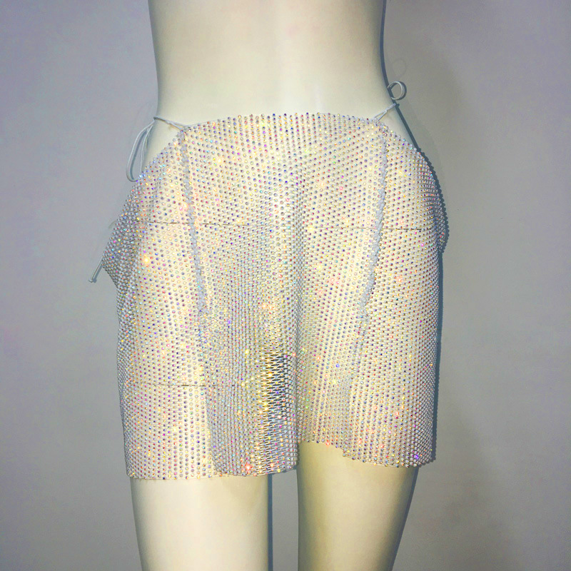 Skirt white AB diamond two