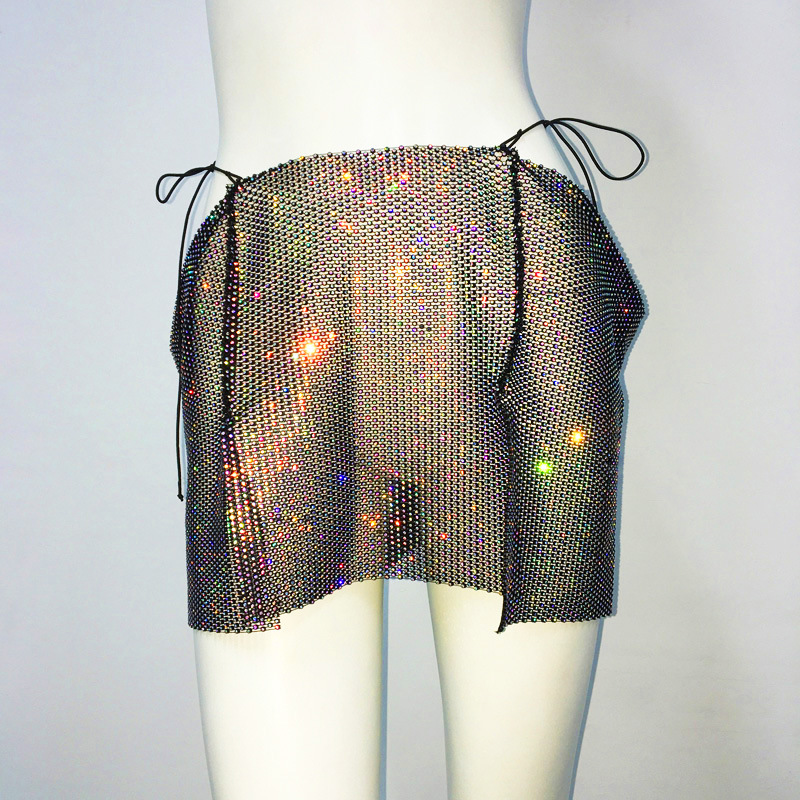 Skirt black AB diamond two