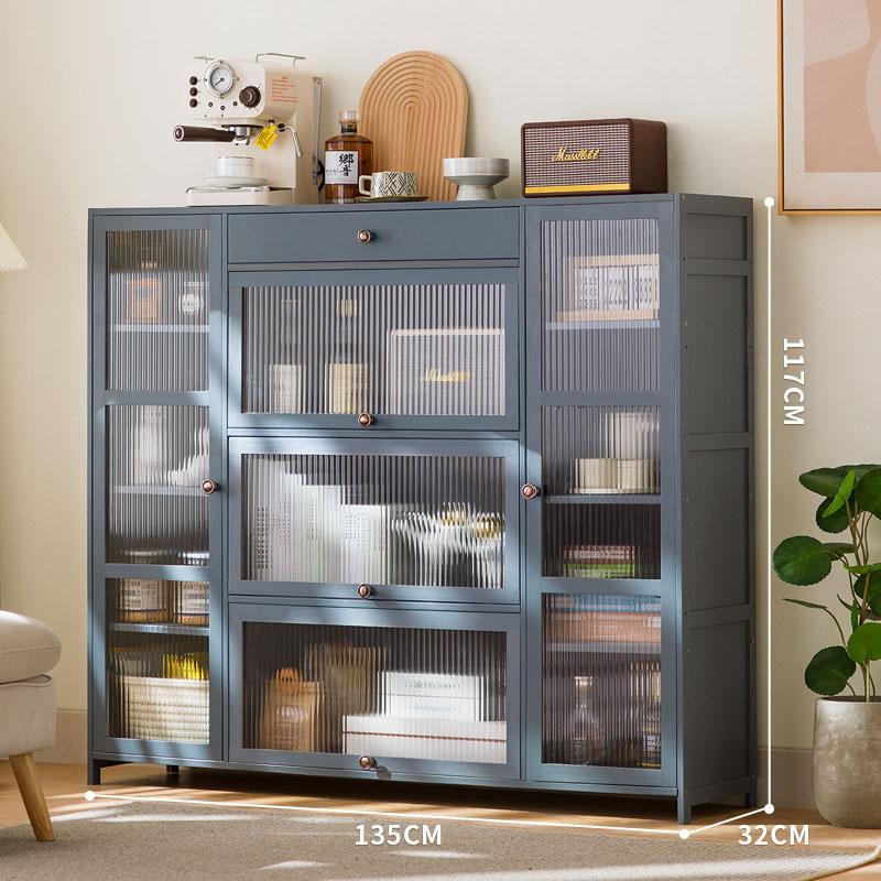 [ Changhong transparent door ] heighten 135 long five doors ( with drawer )