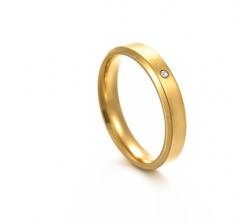 3:Gold 4mm for women