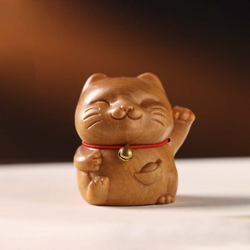 Sandalwood cat 53x47x38mm