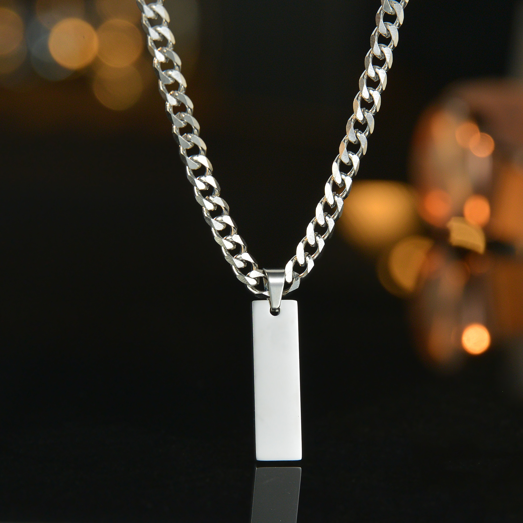 Men - steel necklace