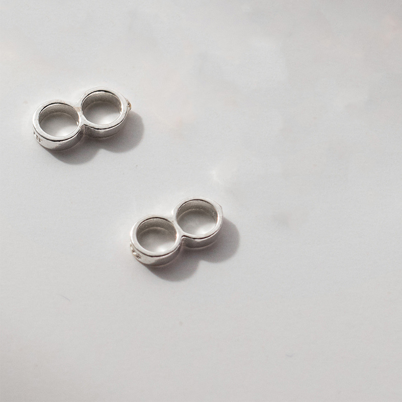 silver 5.5x3x1mm/hole 2mm