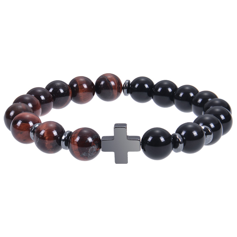 Red Tiger Eye and Obsidian