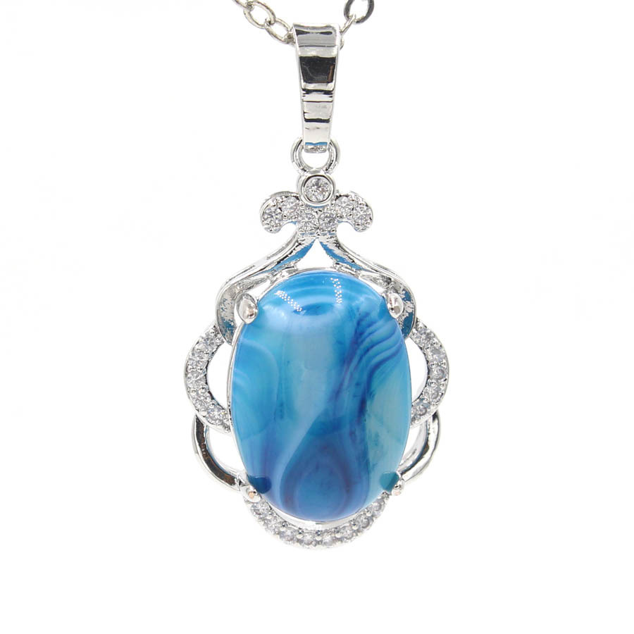 26 blue agate