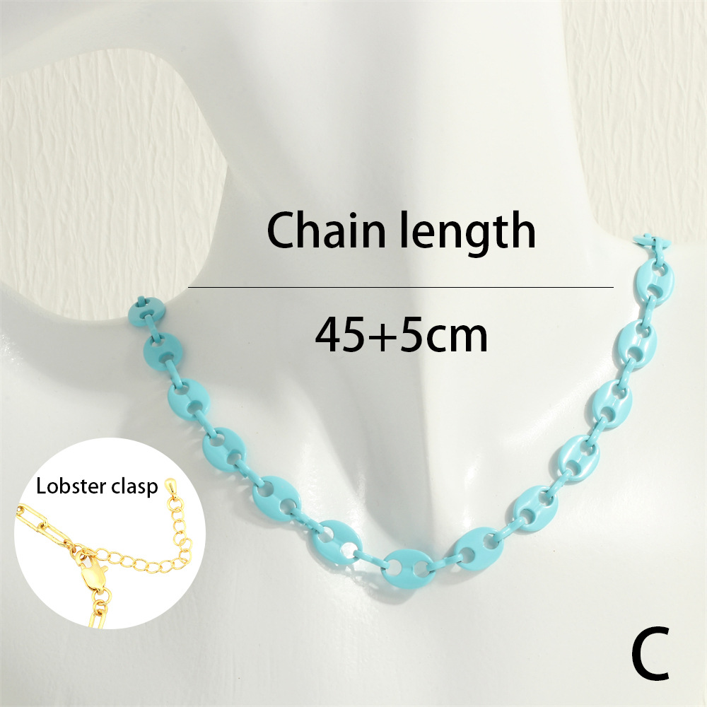 SET0363-C-NE-45cm tail chain 5cm