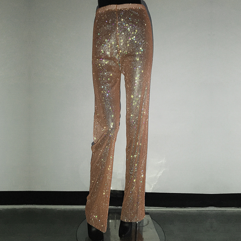 White diamond pants with skin tone