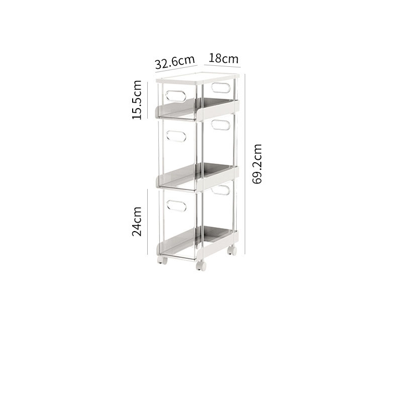 Transparent 3 layers ( 2 big   1 small )