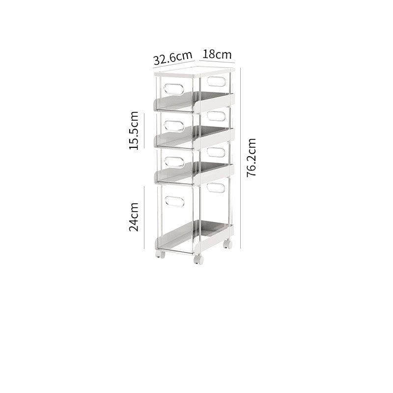 Transparent 4 layers ( 1 big   3 small )