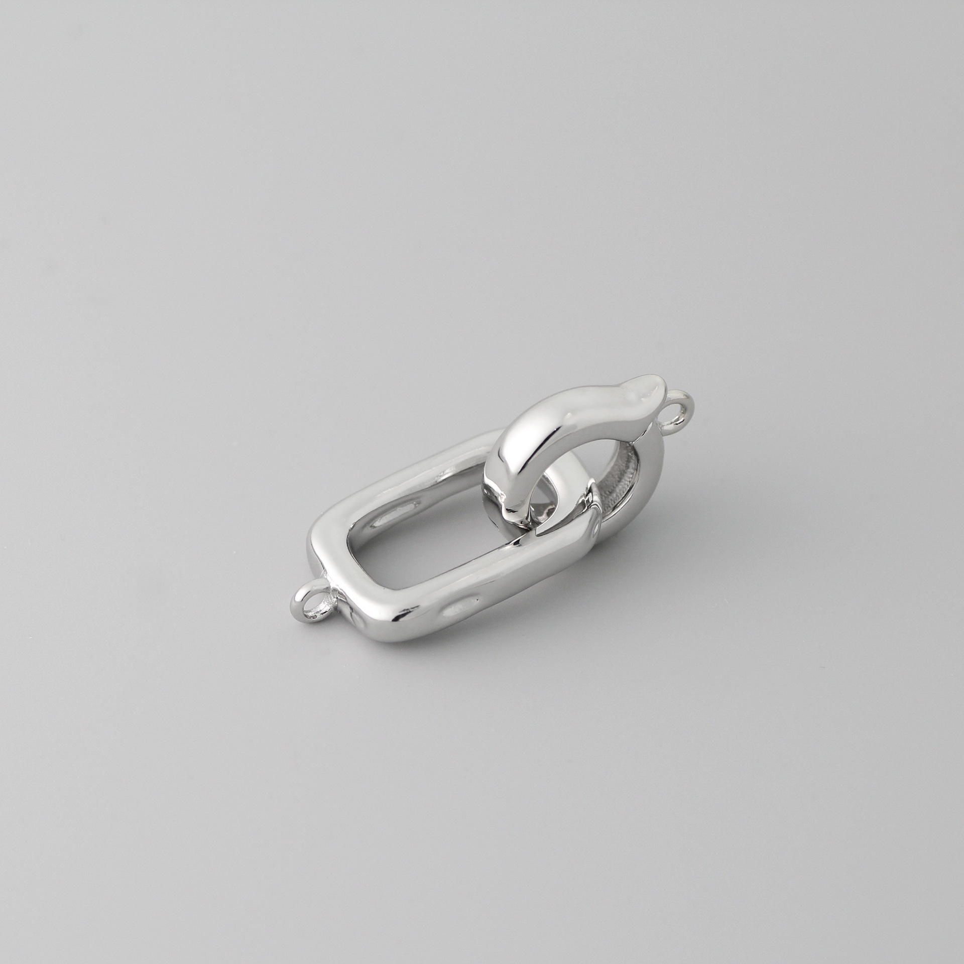 Platinum-plated (square link)