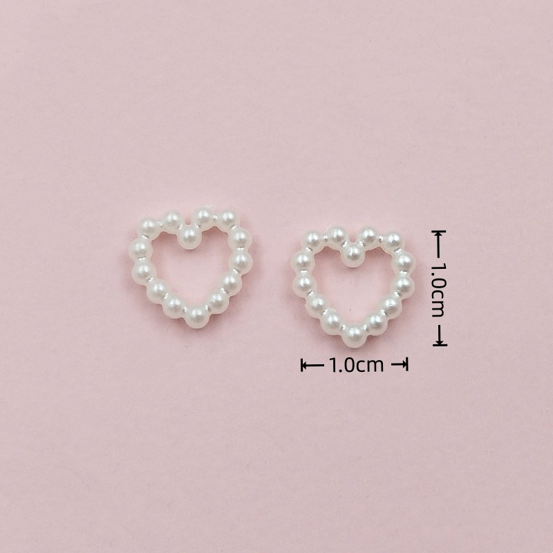 1794-7 1.0 cm pearl heart