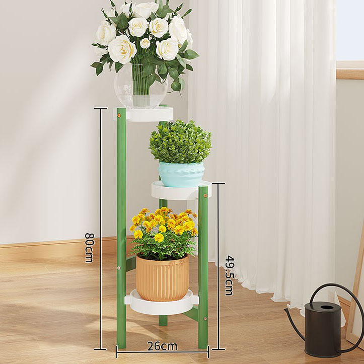 Green -80 disc flower stand