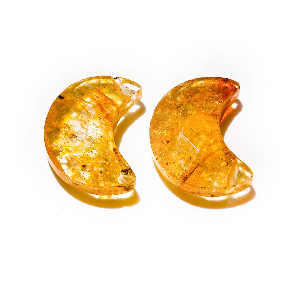 Citrine Small Moon (10X15mm)