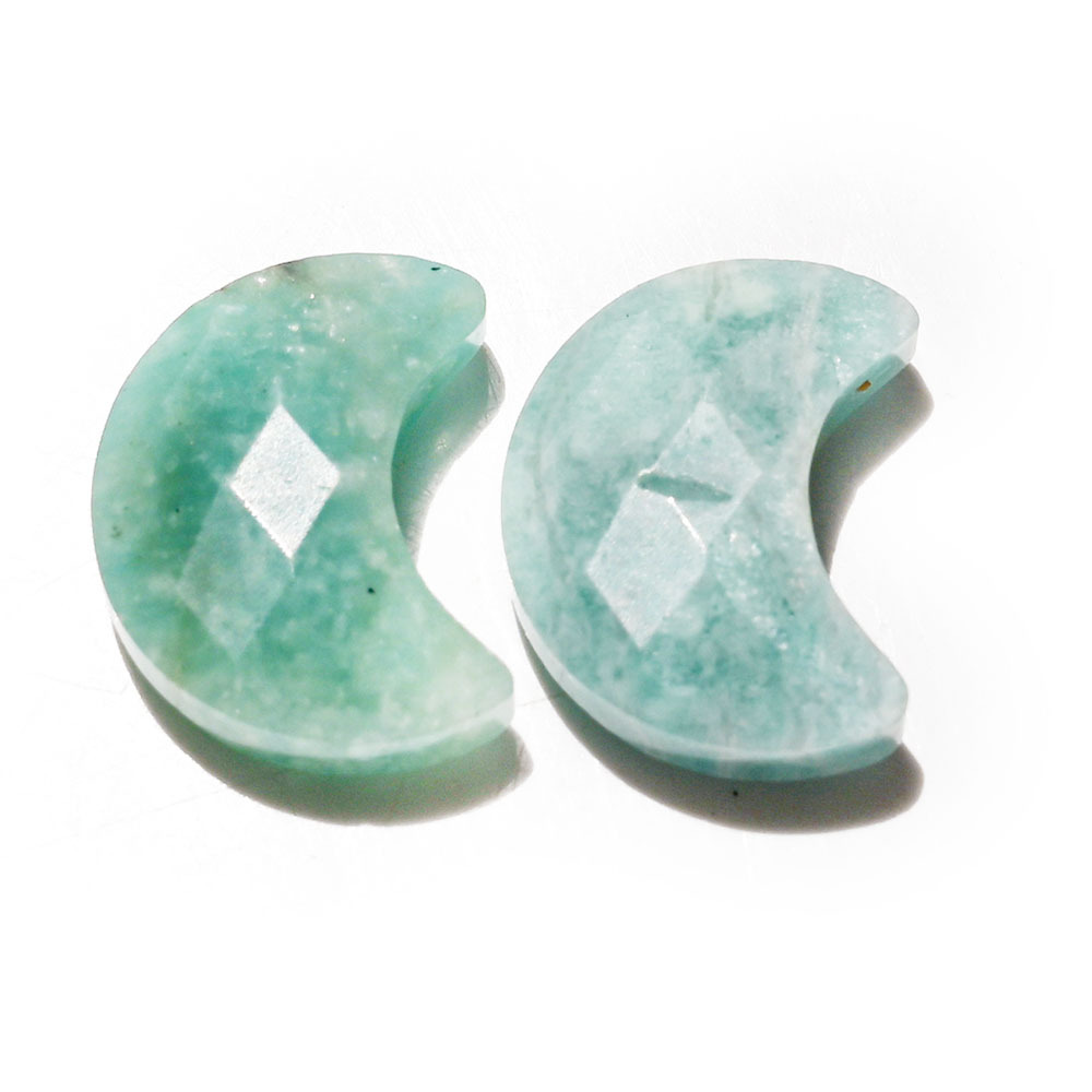 ​Amazonite​ Small Moon (10X15mm)