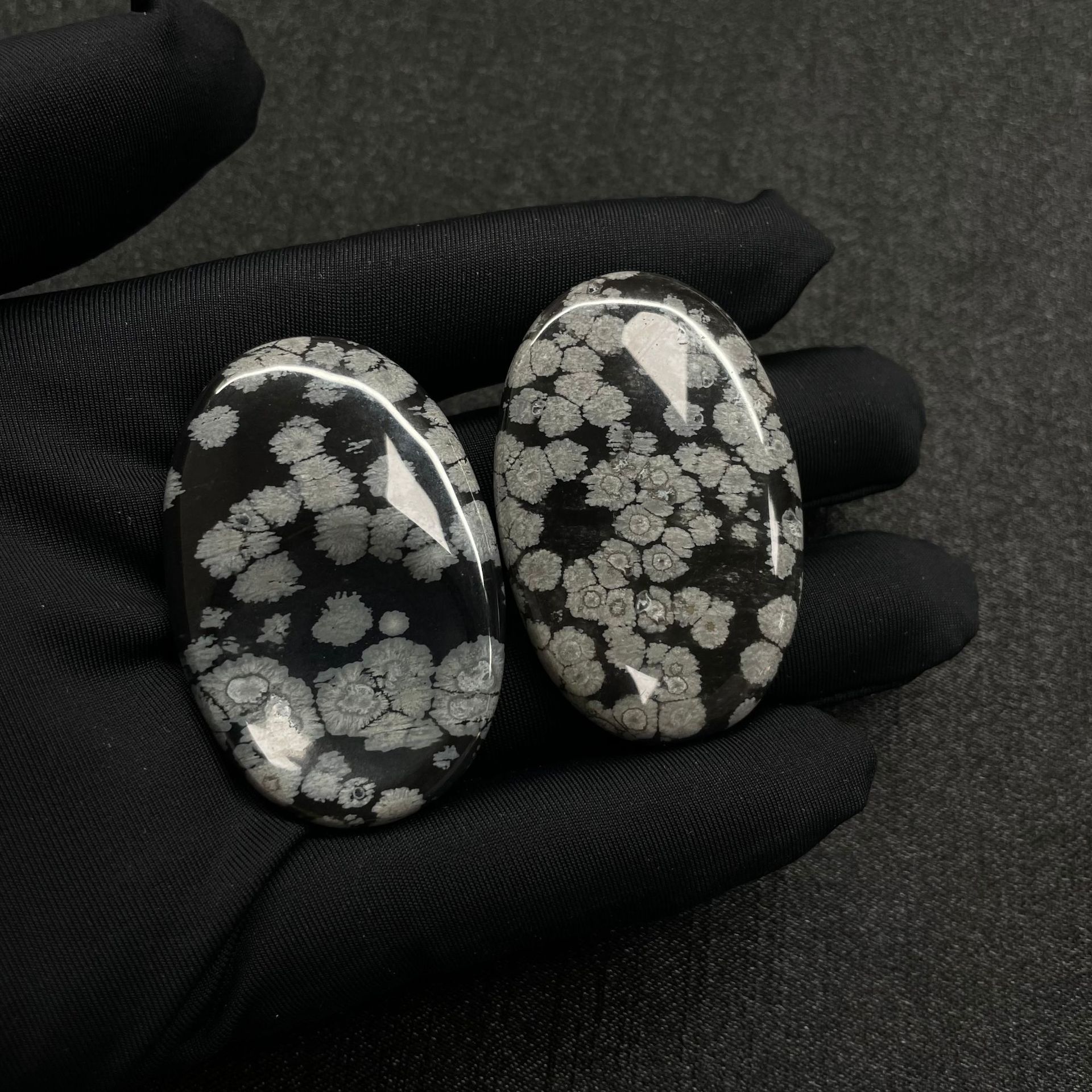 6 snowflake obsidian