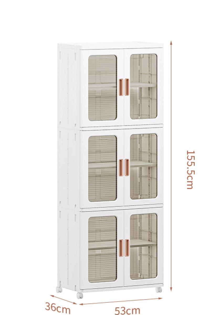 53 face width 3 squares 6 layers-transparent tea, double door