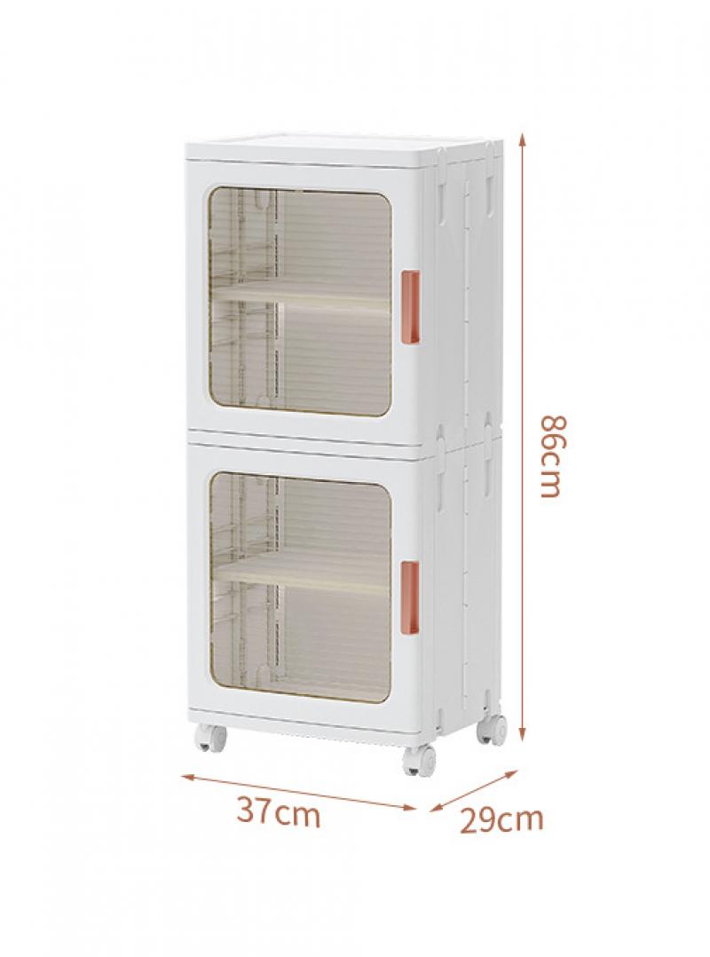 37 side width 2 squares 4 layers-transparent tea, single door