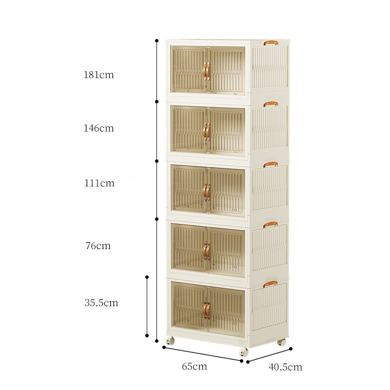 White super size 5 layer -65x40.5x181cm