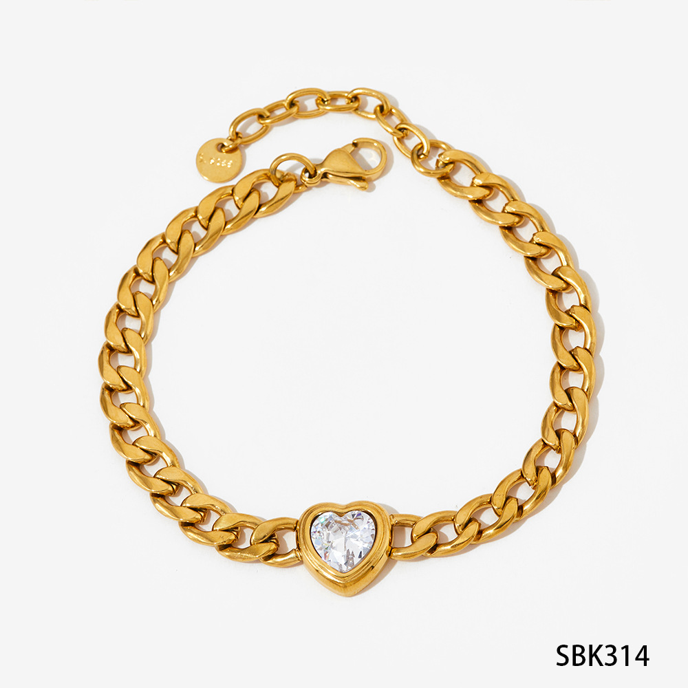 5:Bracelet   white zirconium