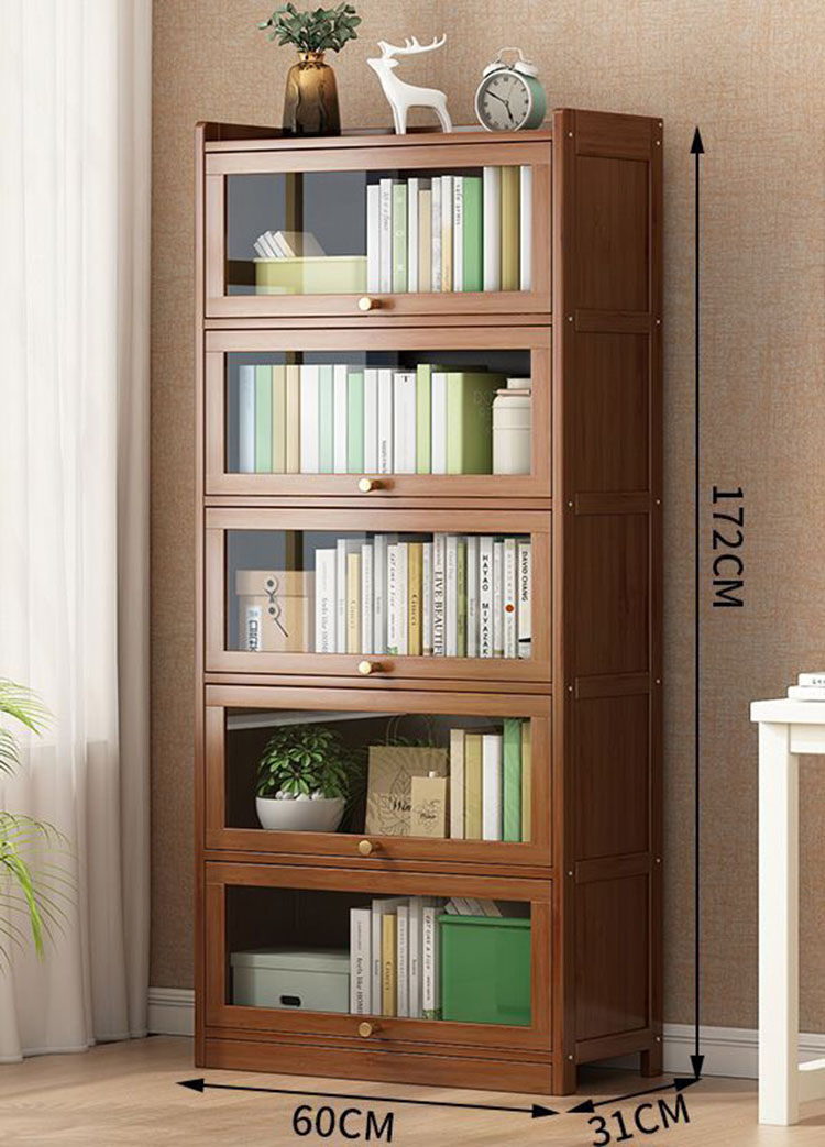 Six-floor 60cm open-door bookcase