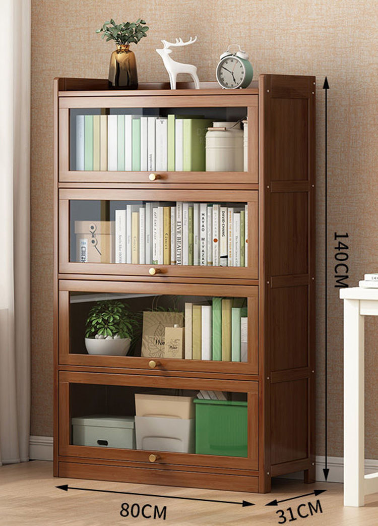 Five-floor 80cm open-door bookcase