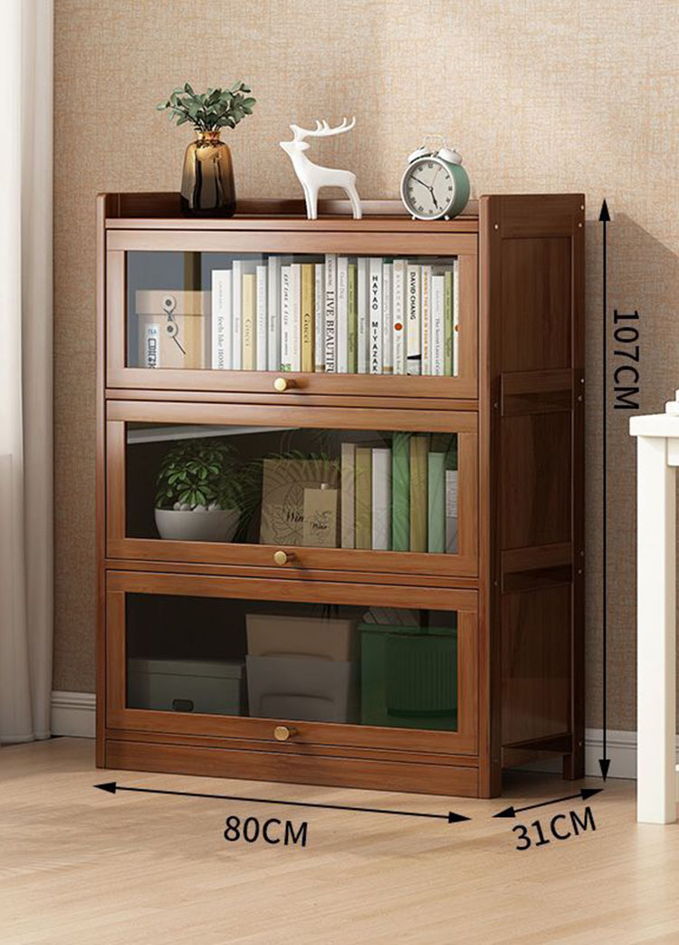 Four-floor 80cm open-door bookcase