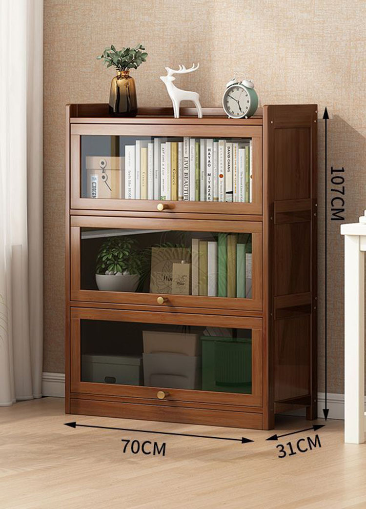 Four-floor 70cm open-door bookcase