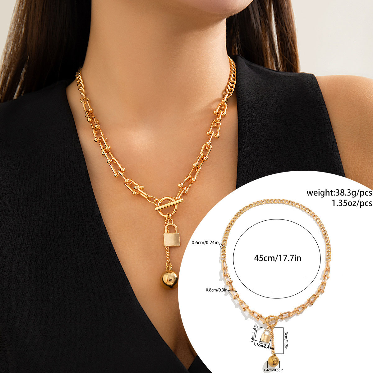 Gold 6208 necklace