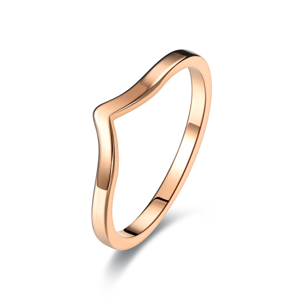 rose gold color US Size #6