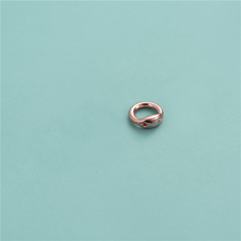 rose gold color plated 5mm/internal diameter 2.7mm