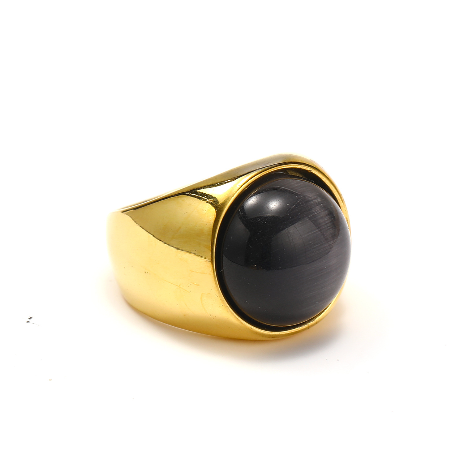 4:Black cat 's eye stone