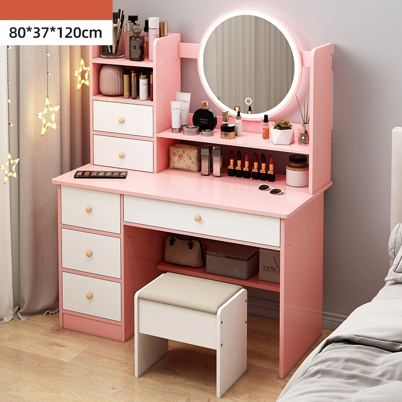 Girl powder  LED light   bench